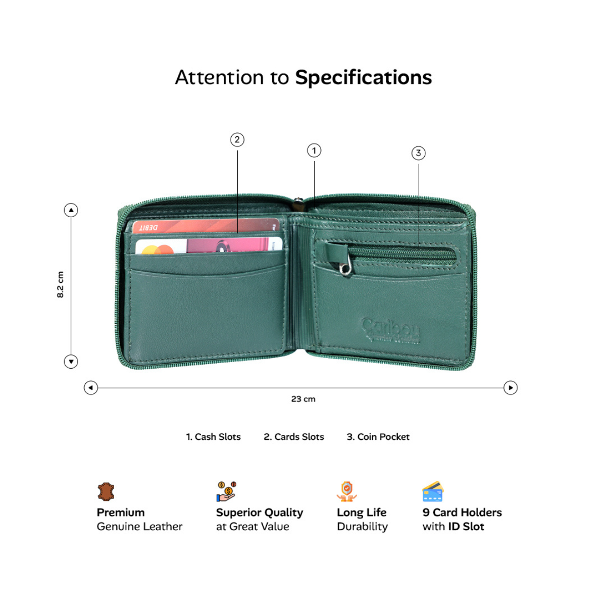 Caribou W 722 Leather Wallet