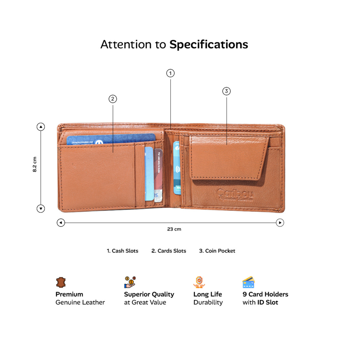 Caribou W 741 Leather Wallet