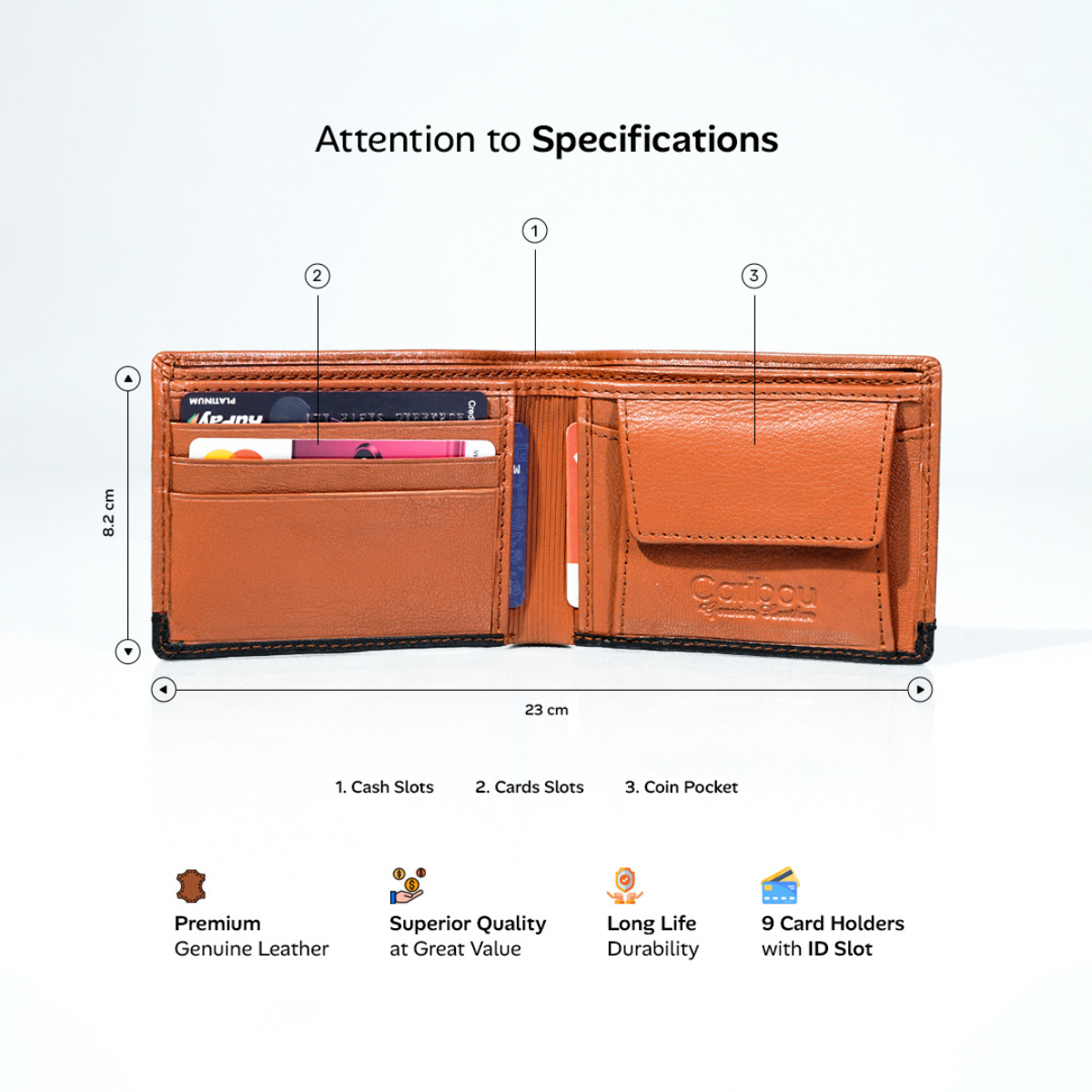 Caribou W 711 Leather Wallet