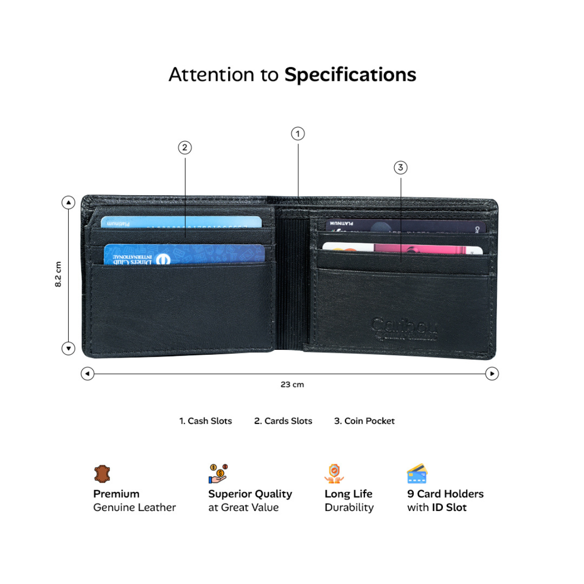 Caribou W 733 Leather Wallet